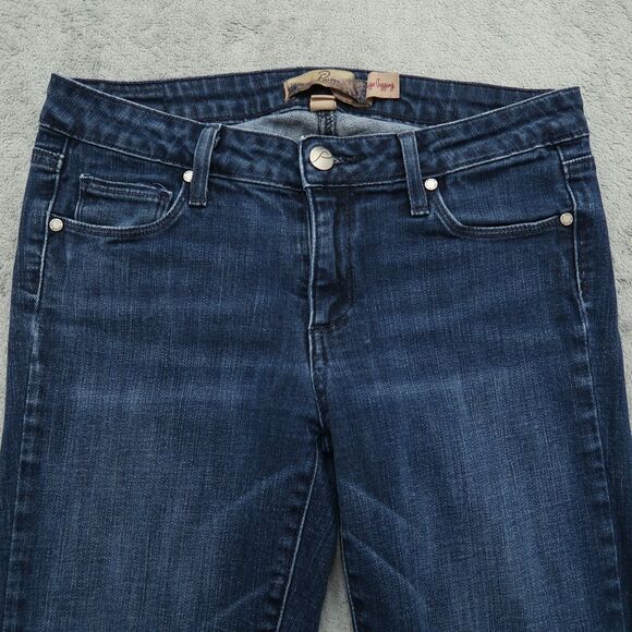Paige Jeans Women's Size 28 Blue Low-Rise Verdugo Jegging Denim Pants 28" Inseam - Picture 10 of 15